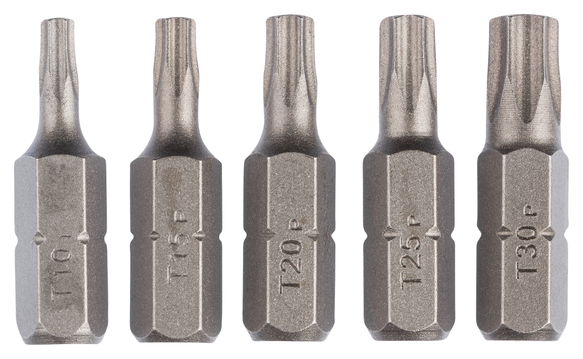 BOSCH Standardni Internal Torx® T Set komplet nastavaka za odvrtače, 5 delova - 5-delni set bitova odvrtača Standard (T) (2609255970)-SBT Alati Beograd