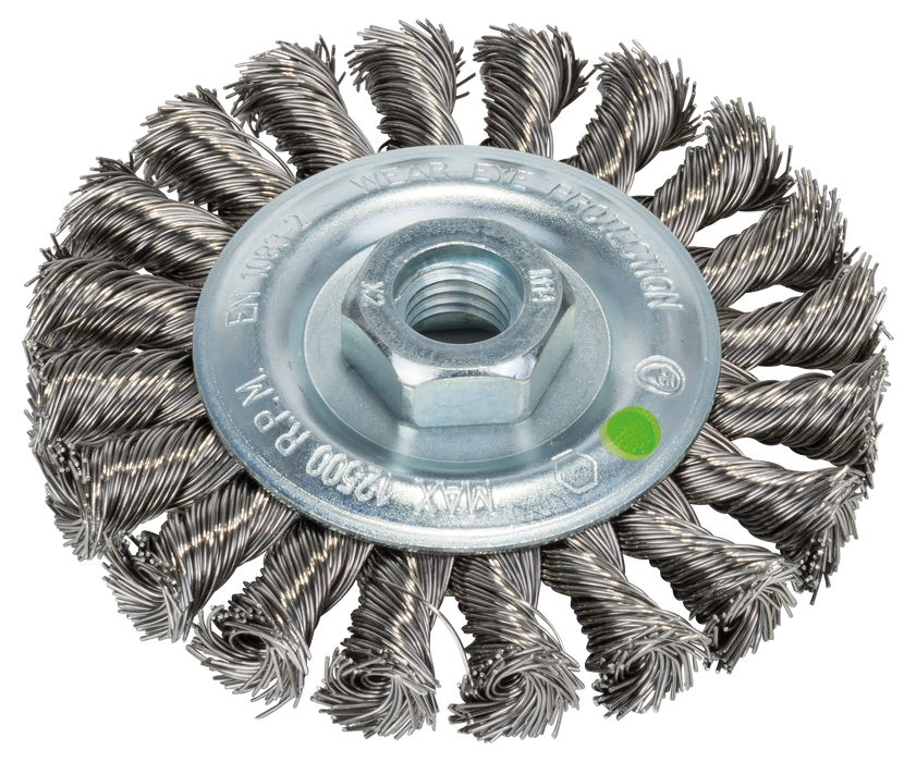 BOSCH Žičana četka sa pletenom žicom, nerđajući čelik, za ugaone i ravne brusilice - DIY_Četka, inox 100 mm (2609256509)-SBT Alati Beograd