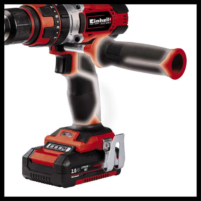 Einhell TE-CD 18/48 Li-i Akumatorska bušilica, 2x2.0Ah
