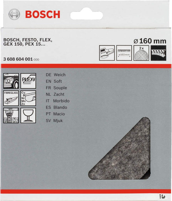 Bosch filc za poliranje meko, Ø 160mm (3608604001)