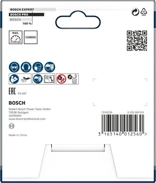 BOSCH PRO Side sekač za glodanje, 105×20×2,8 mm, 22 zubaca - Glodalica za proreze 105x20-22 (3608641002)-SBT Alati Beograd