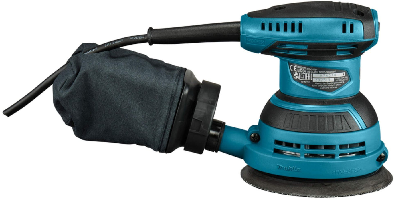 Makita MT električna ekscentar brusilica-šlajferica 240 W, 125 mm M9204B