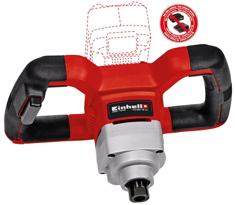 EINHELL - TE-MX 18 Li-Solo, Akumulatorski mešač za boju i malter - (4258760)-SBT Alati Beograd