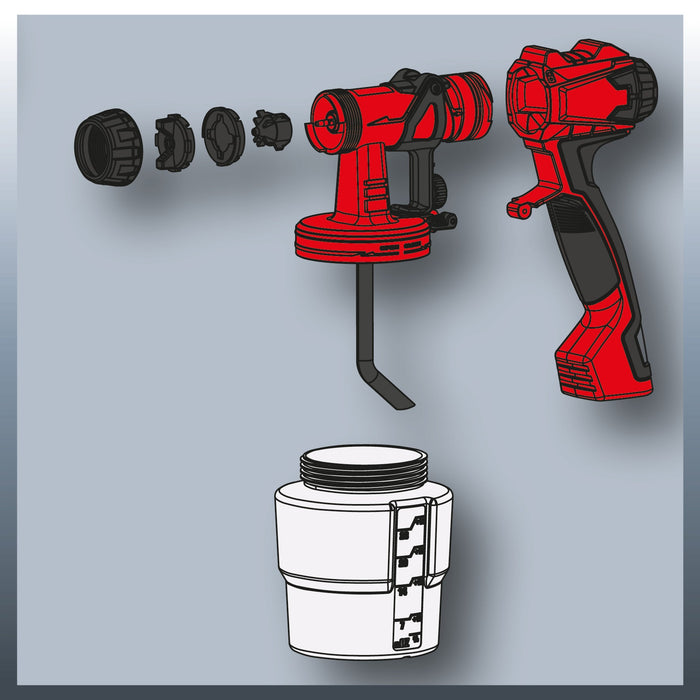 EINHELL - TC-SY 600 S, Električni pištolj za farbanje - (4260015)-SBT Alati Beograd