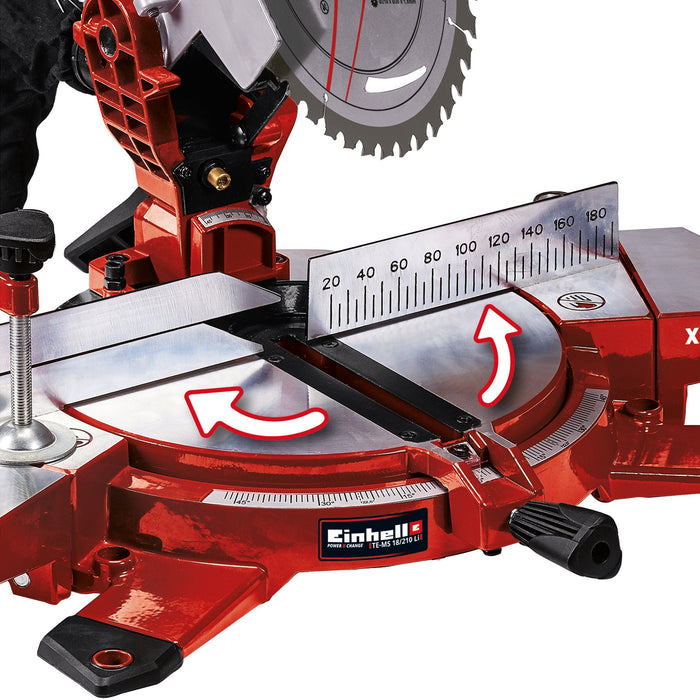 EINHELL - TE-MS 18/210 - Solo, Akumulatorska preklopna testera - (4300890)-SBT Alati Beograd