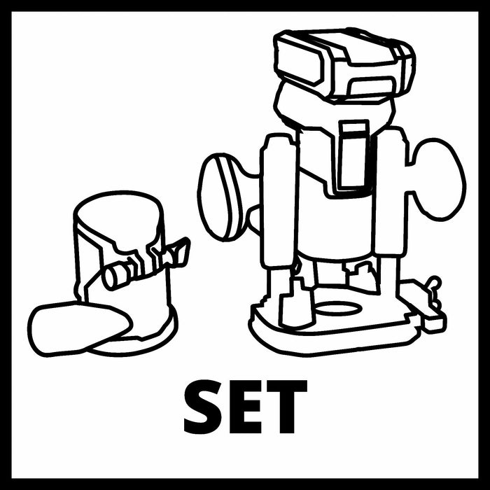 EINHELL - TP-RO 18 Set Li BL - Solo, Akumulatorska glodalica set - (4350410)-SBT Alati Beograd