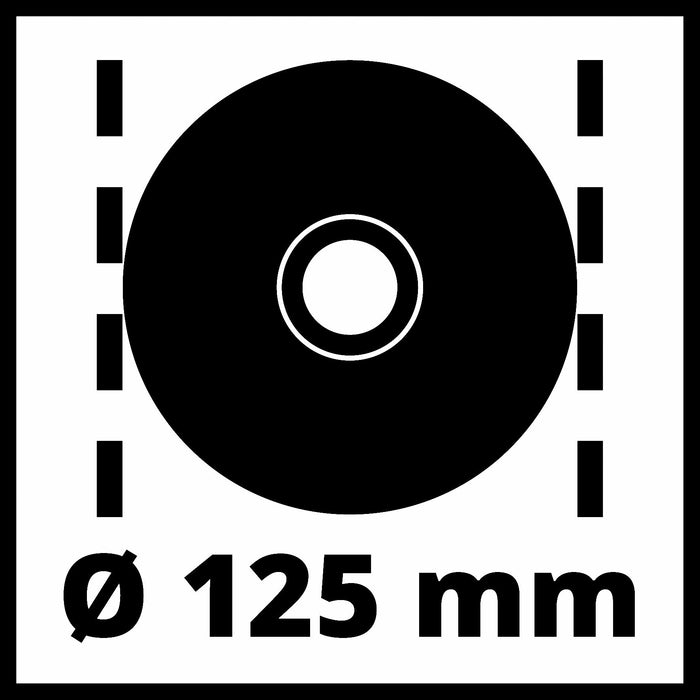 EINHELL - TC-AG 125/850 Kit, Angle Grinder, - (4430977)-SBT Alati Beograd