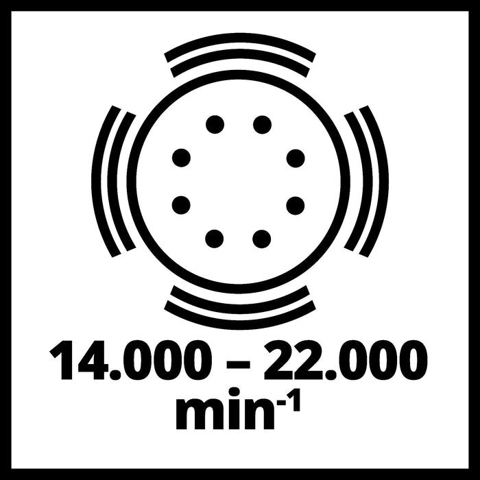 EINHELL - TE-RS 18 Li - Solo, Akumulatorska ekscentrična brusilica - (4462010)-SBT Alati Beograd