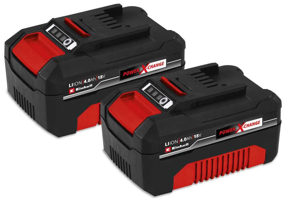 EINHELL - Power-X-Change Twinpack 18V 2x4,0Ah Baterija, Komplet dve PXC baterije - (4511489)-SBT Alati Beograd