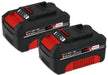EINHELL - Power-X-Change Twinpack 18V 2x4,0Ah Baterija, Komplet dve PXC baterije - (4511489)-SBT Alati Beograd