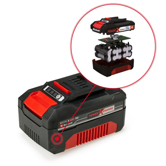 EINHELL - Power-X-Change Twinpack 18V 2x4,0Ah Baterija, Komplet dve PXC baterije - (4511489)-SBT Alati Beograd
