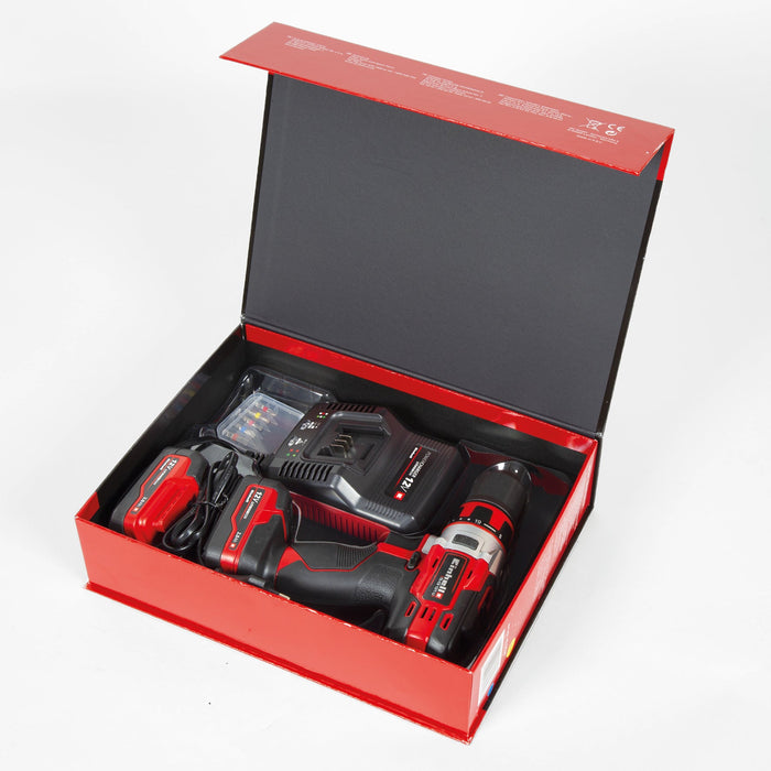 EINHELL - TE-CD 12/1 Li (2x2,0Ah), Akumulatorska bušilica Set - (4513594)-SBT Alati Beograd