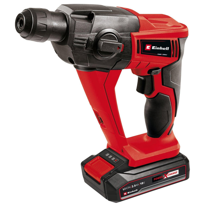 EINHELL - TE-HD 18 Li (1x2.5 Ah), Cordless Rotary Hammer, Akumulatorska čekić bušilica Set - (4514218)-SBT Alati Beograd