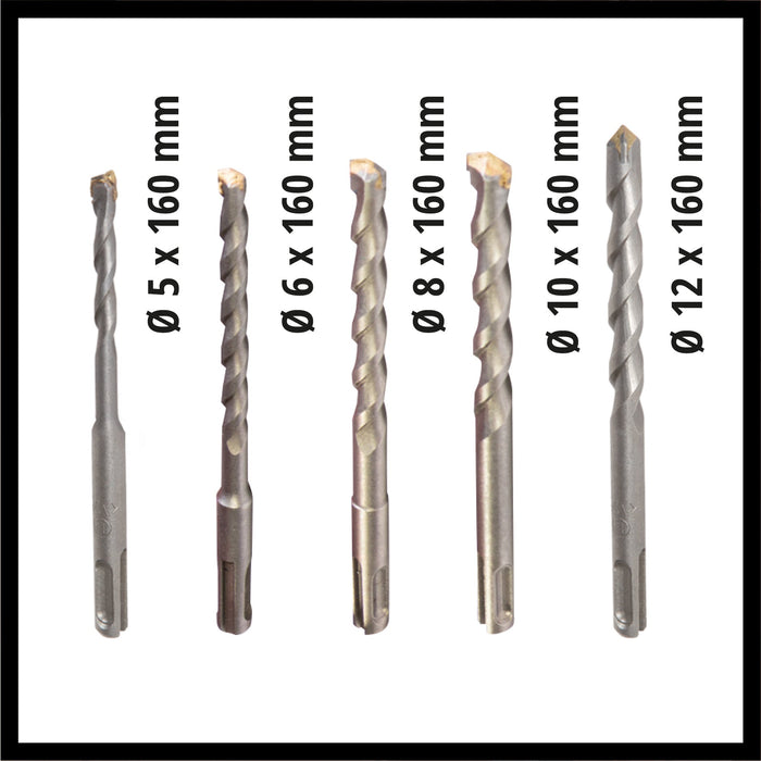 EINHELL - TE-HD 18 Li (1x2.5 Ah), Cordless Rotary Hammer, Akumulatorska čekić bušilica Set - (4514218)-SBT Alati Beograd