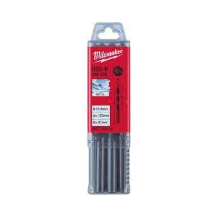 Milwaukee Set burgija za metal, HSS-R, 4,2 x 43/75 mm, 10 kom, 4932363476