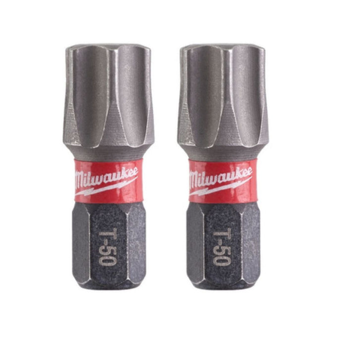 Milwaukee Udarni bitovi TX ojačani - TX50 x 25 mm, 2 kom, 4932430891