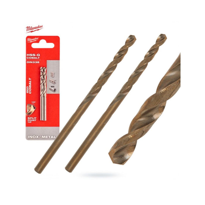 Milwaukee Burgija za metal, HSS-G, Cobalt, 3 x 33/61 mm, 2 kom, 4932363253