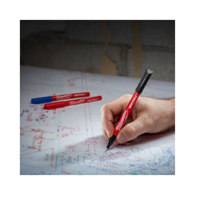Milwaukee Inkzall™ olovka u bojama, crna, plava, crvena, 4 kom, 48223165