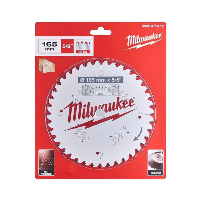 Milwaukee List testere za drvo, 165 x 15,87 mm, 40 zuba, 4932471312