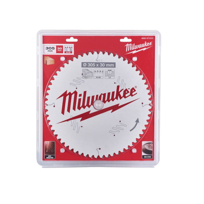 Milwaukee List testere za drvo MS, 305 x 30 mm, 60 zuba, 4932471321