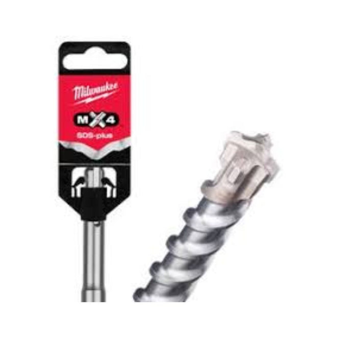 Milwaukee Burgija za beton, 4 - rezna, SDS Plus MX4, 10 x 100/165, 4932352026