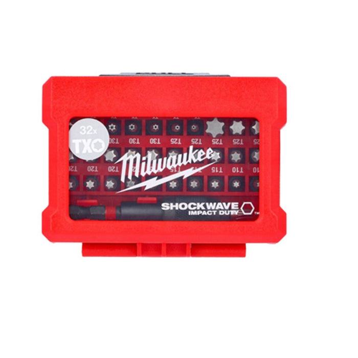 Milwaukee Set udarnih bitova, Torx, Shockwave, 32 kom, 4932471586