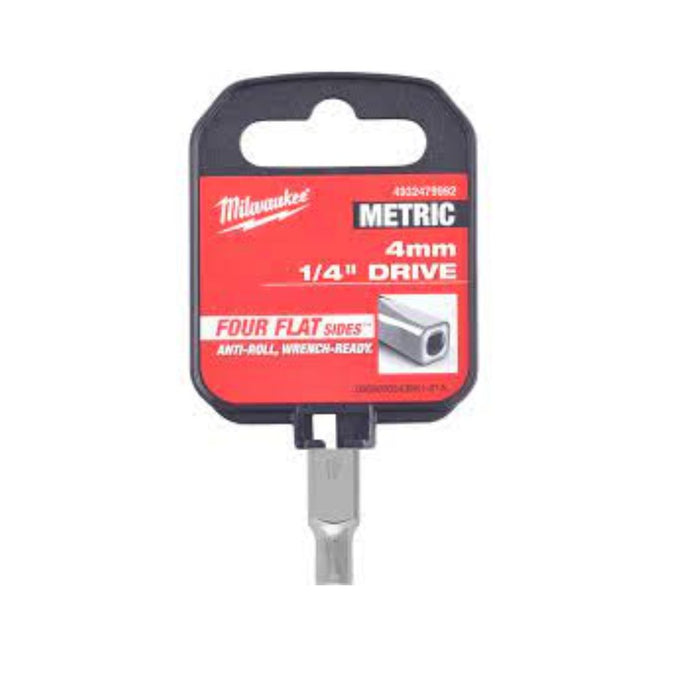 Milwaukee Nasadni ključ sa 6 tačaka, kratka, metrička, 4 mm, 4932479992