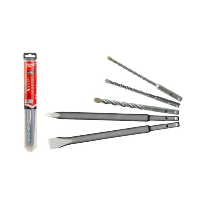 Milwaukee Set SDS-Plus M2 burgija i dleta, 6 - 10 mm, 4932430002