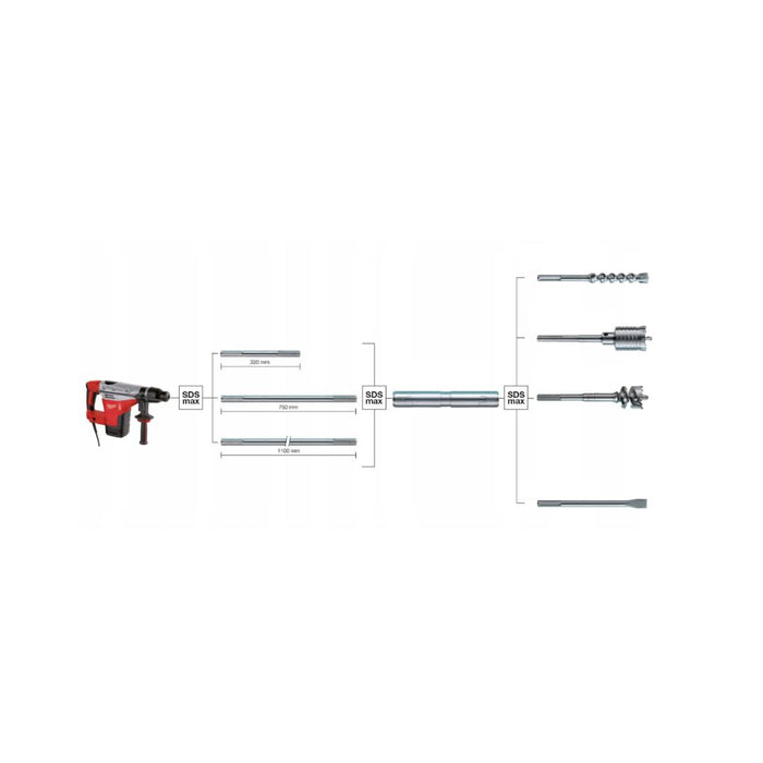 Milwaukee Produžetak za bušenje, SDS-Max, 1100 mm, 4932399243