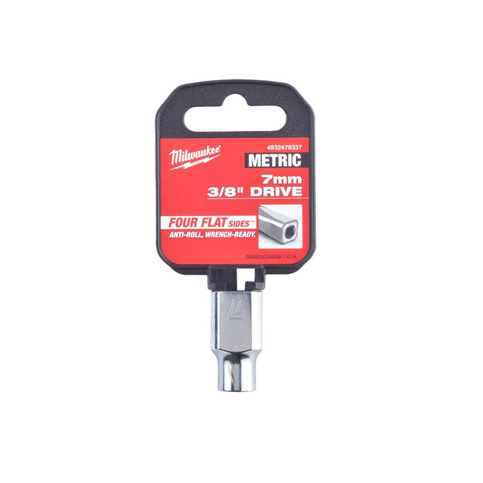 Milwaukee Nasadni ključ 3/8", kratka, metrička, 7 mm, 4932478337