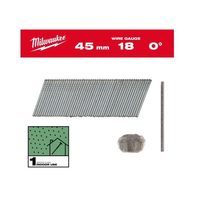 Milwaukee Ekseri 18G za M18 FN18GS, 1,05 x 1,25 x 45 mm, 5000 kom, 4932492555