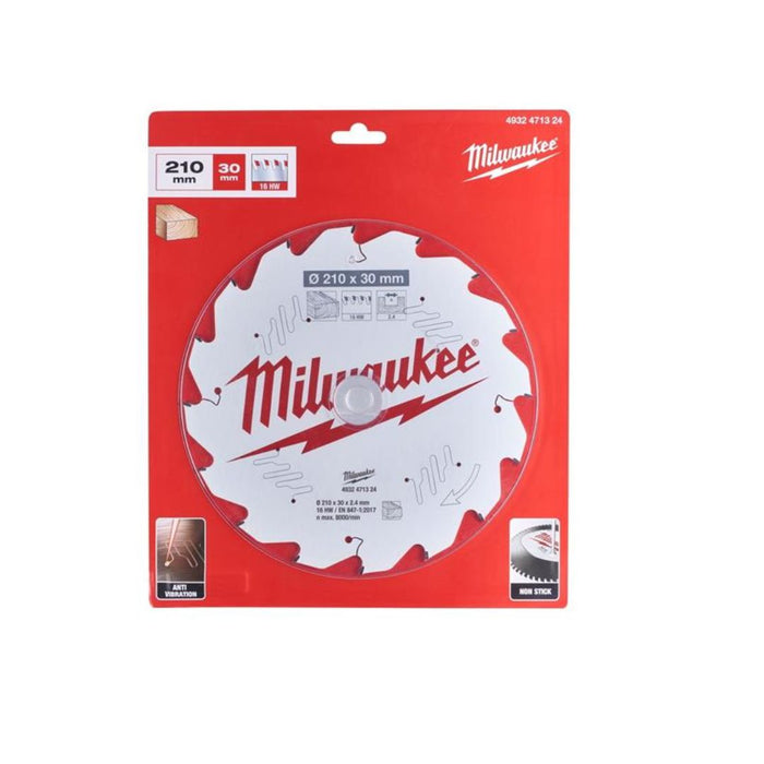 Milwaukee List testere za drvo, 210 x 30 mm, 16 zubaca, 4932471324