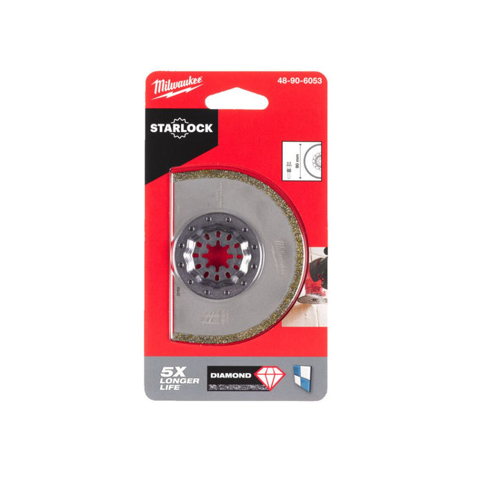 Milwaukee Višenamenski alat za sečenje, dijamantsko sečivo za uklanjanje maltera, 90 x 25 x 2,2 mm, 48906053