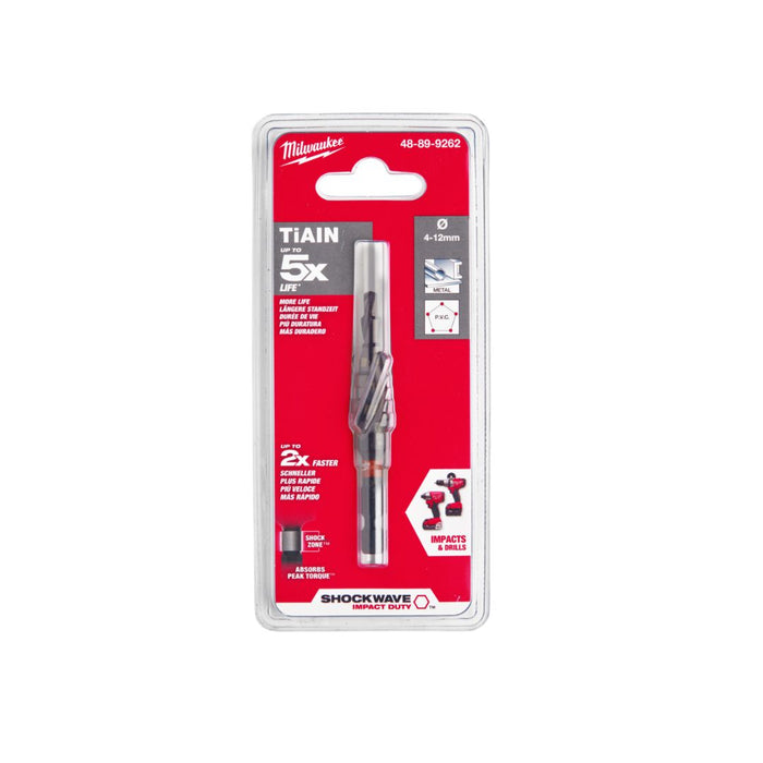 Milwaukee Stepenasta burgija - ojačana 4 - 12/2 mm, 48899262