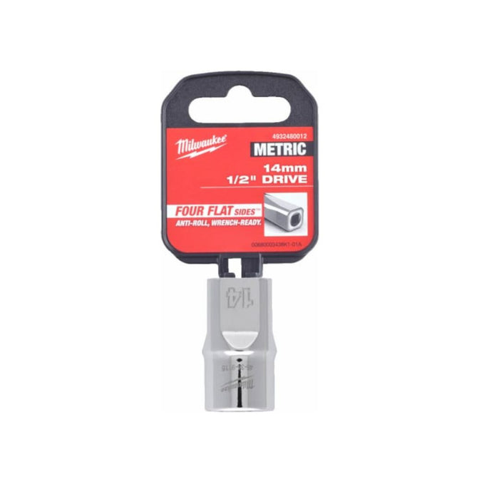 Milwaukee Nasadni ključ sa 6 tačaka, kratka, metrička, 14 mm, 4932480012