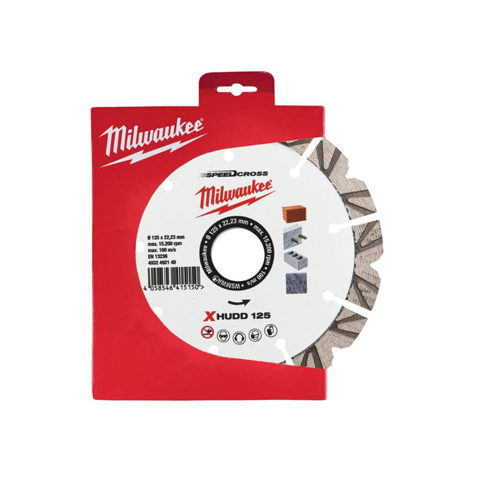 Milwaukee Dijamantski disk XHUDD, 125 x 22,23 mm, Speedcross Premium, 4932492148