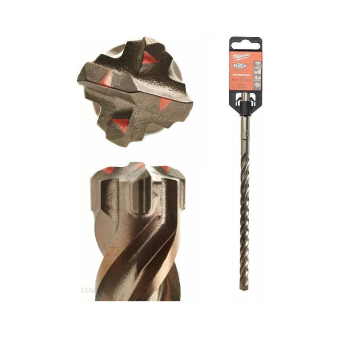 Milwaukee Burgija za beton, SDS Plus MX4, 4 - rezna, 22 x 400/450 mm, 4932356506