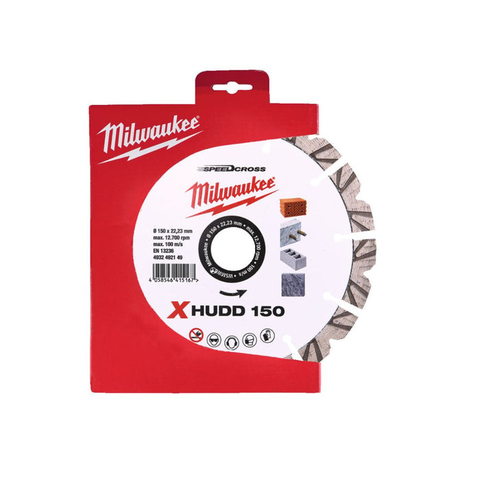 Milwaukee Dijamantski disk XHUDD, 150 x 22,23 mm, Speedcross Premium, 4932492149