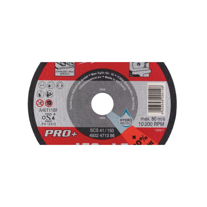 Milwaukee Rezni disk za metal, 150 x 1.5 x 22.2 mm, PRO+, 4932471386