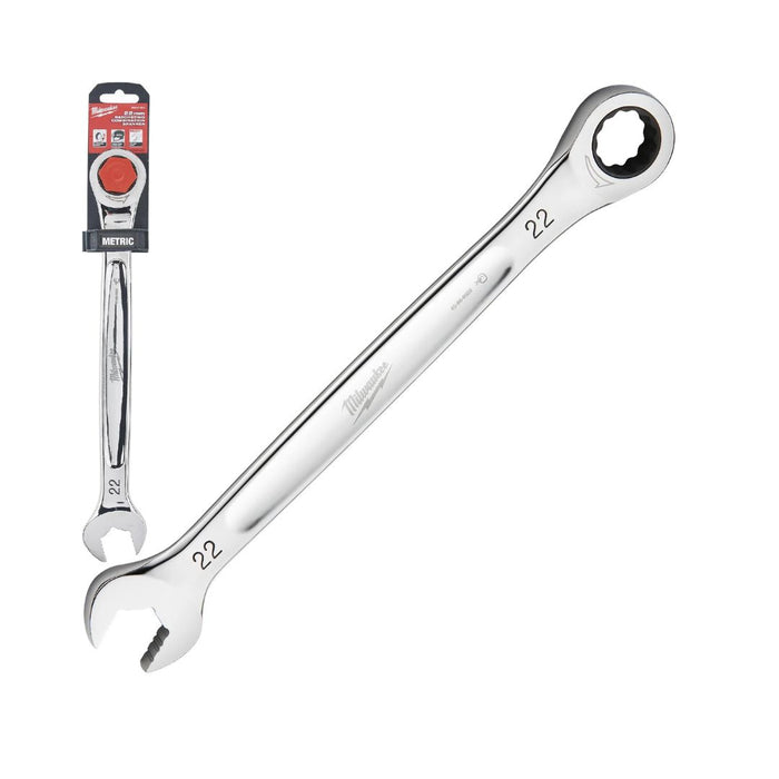 Milwaukee Kombinovani ključ, 22 mm, Maxbite Ratchet, 4932471515