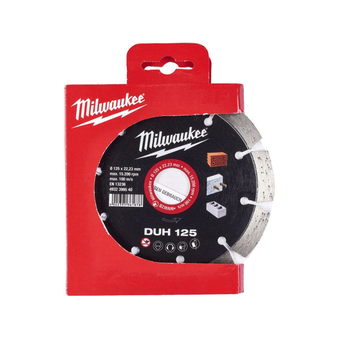 Milwaukee Dijamantska ploča- rezna za sečenje DUH 125 x 22.23 mm, 4932399540