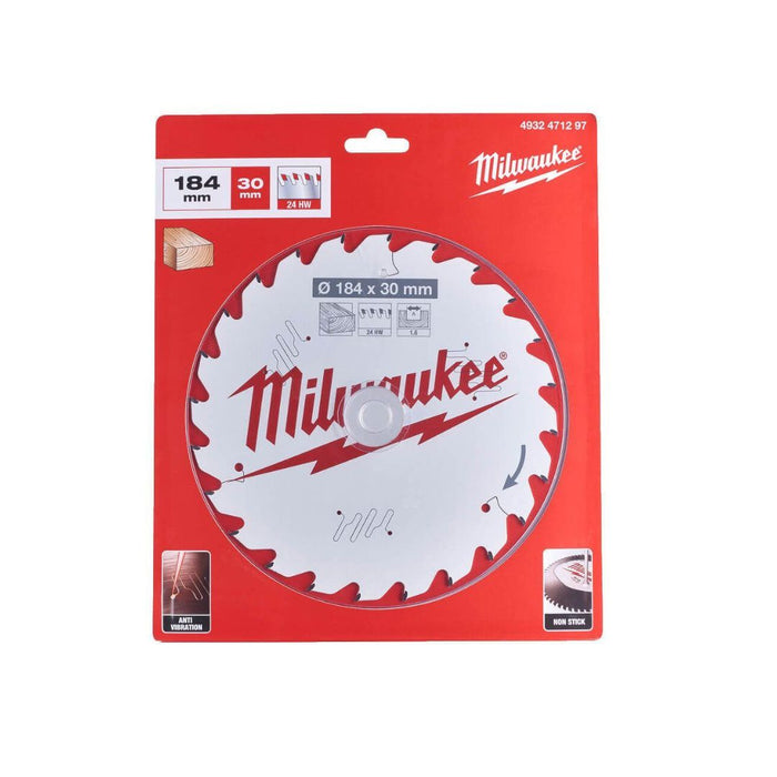 Milwaukee List testere za drvo, 184 x 30 mm, 24 zuba, 4932471297