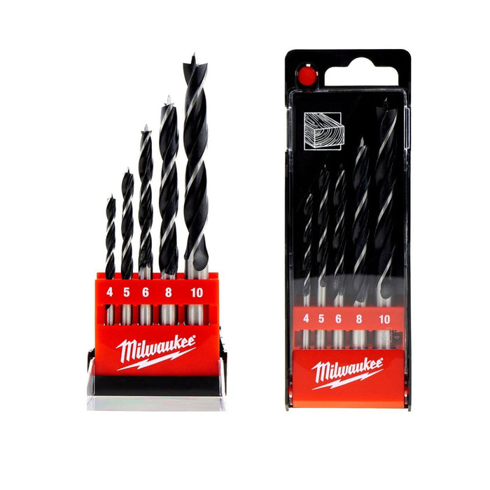 Milwaukee Set burgija za drvo, 4-10mm, 5 kom, 4932352465