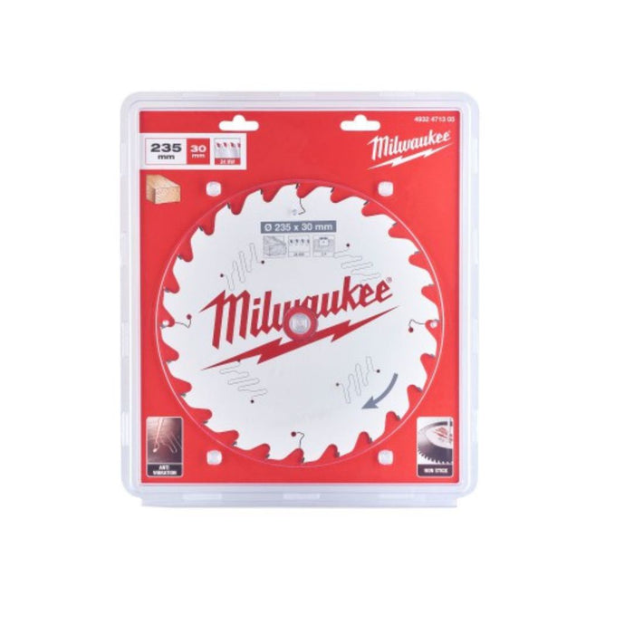 Milwaukee List testere za drvo, 235 x 30 mm, 24 zuba, 4932471305