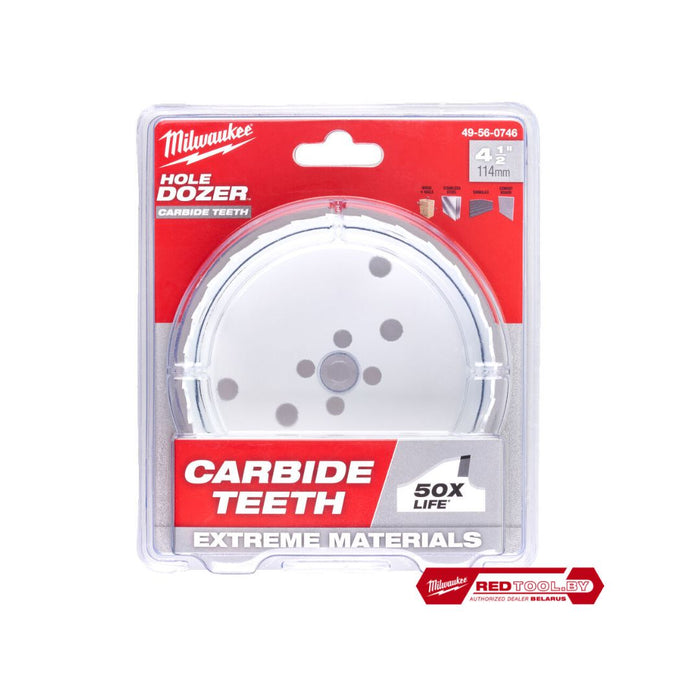 Milwaukee Kruna za otvore, karbidni zubi TCT, 121 mm, 49560847