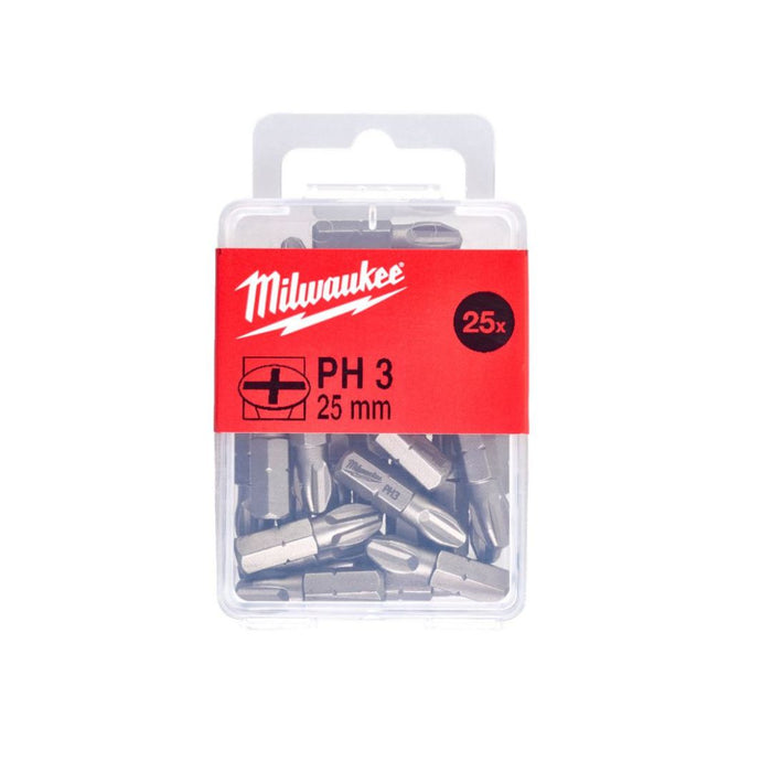 Milwaukee Set udarnih bitova, PH3 x 25 mm, 25 kom, 4932399588
