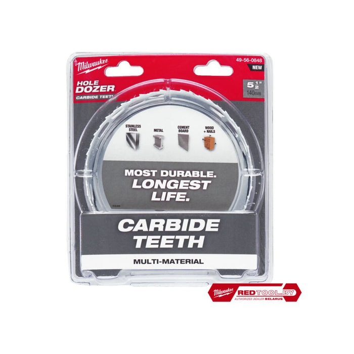 Milwaukee Kruna za otvore, karbidni zubi TCT, 140 mm, 49560848