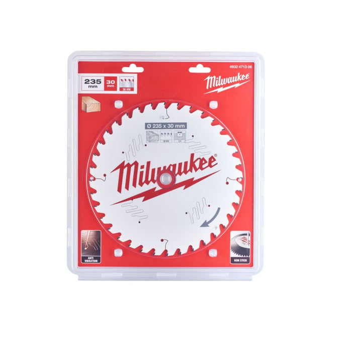 Milwaukee List testere za drvo, 235 x 30 mm, 36 zuba, 4932471306