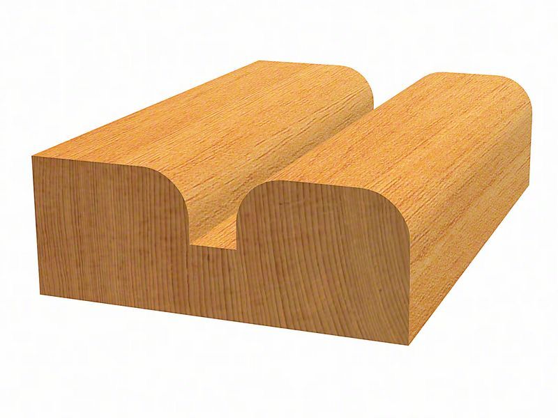 Bosch profilno glodalo E 8 mm, R1 6,3 mm, D 25,4 mm, L 14 mm, G 46 mm - 2608628355