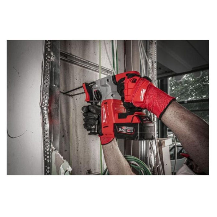 Milwaukee - Bušilica, 4-mode 26 mm SDS-Plus čekić 18 V, 5.0 Ah, u kutiji, sa 2 baterije i punjačem  M18 BLH-502X - 4933478894